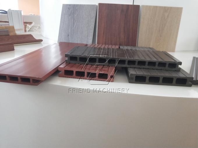 Κωνική δίδυμη βίδα γραμμών παραγωγής εξώθησης σχεδιαγράμματος σκονών WPC PE 6