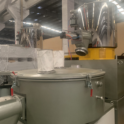 Good price Θερμαντική ικανότητα μηχανών 200kg/h αναμικτών PVC ψύξης κάθετη σε απευθείας σύνδεση