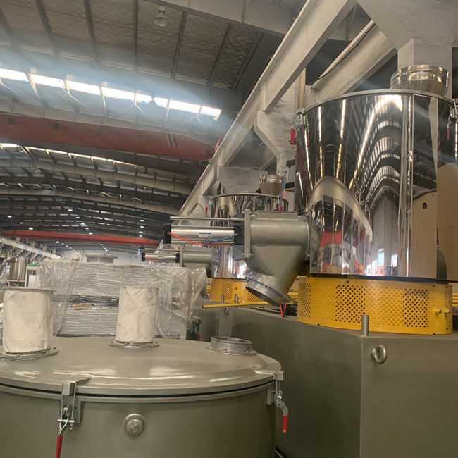 PVC 6mm που συνθέτει την πλαστική μηχανή αναμικτών σκονών πλήρως αυτόματη 1