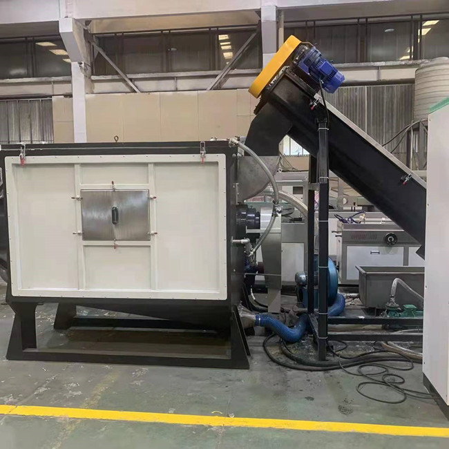 500kg/H τσιπ της PET γραμμή 14mm ανακύκλωσης ανακύκλωσης που τελειώνουν πλαστική 3